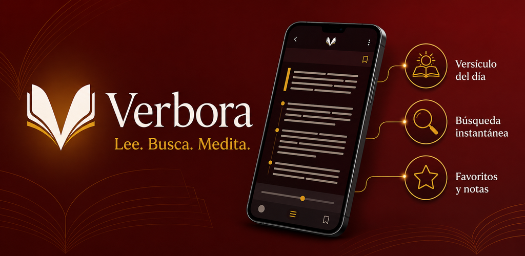App Verbora en un teléfono